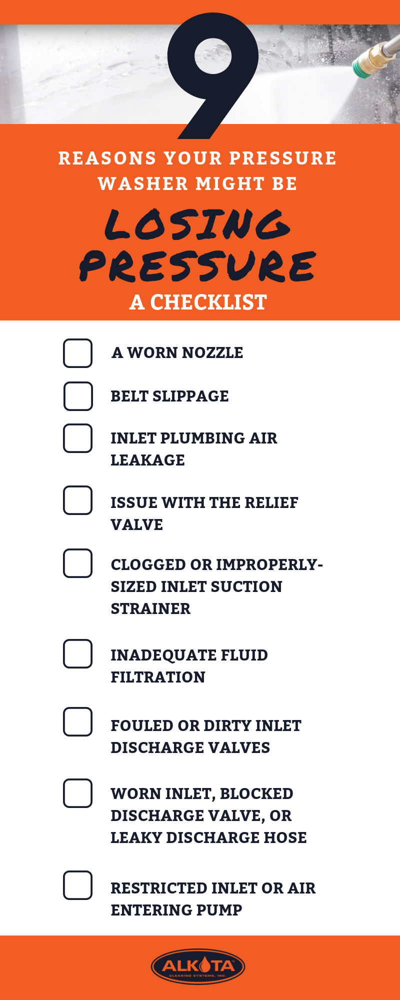 9 Reasons Your Pressure Washer Might Be Losing Pressure